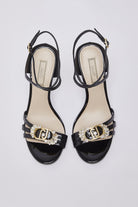 liu jo tracy 03 zenske sandale na stiklu crna