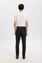 selected muske elegantne pantalone crna