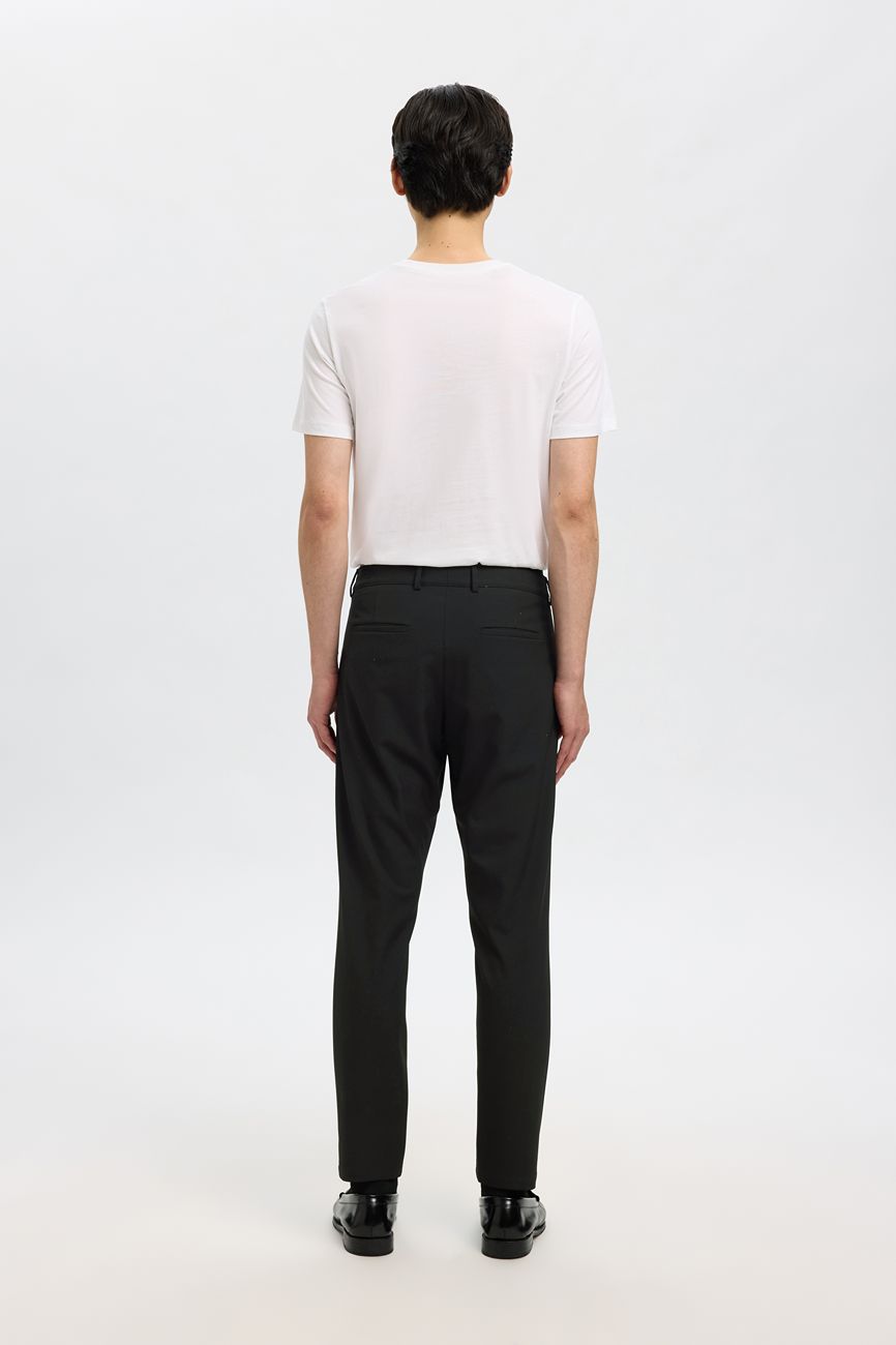 selected muske elegantne pantalone crna