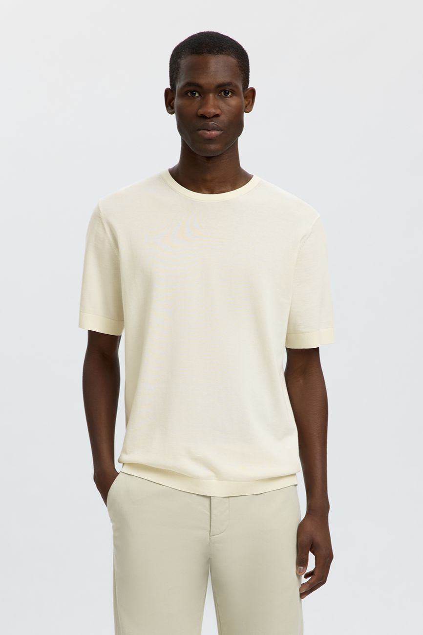 selected muska pletena majica bez