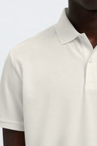 selected muska polo majica bela