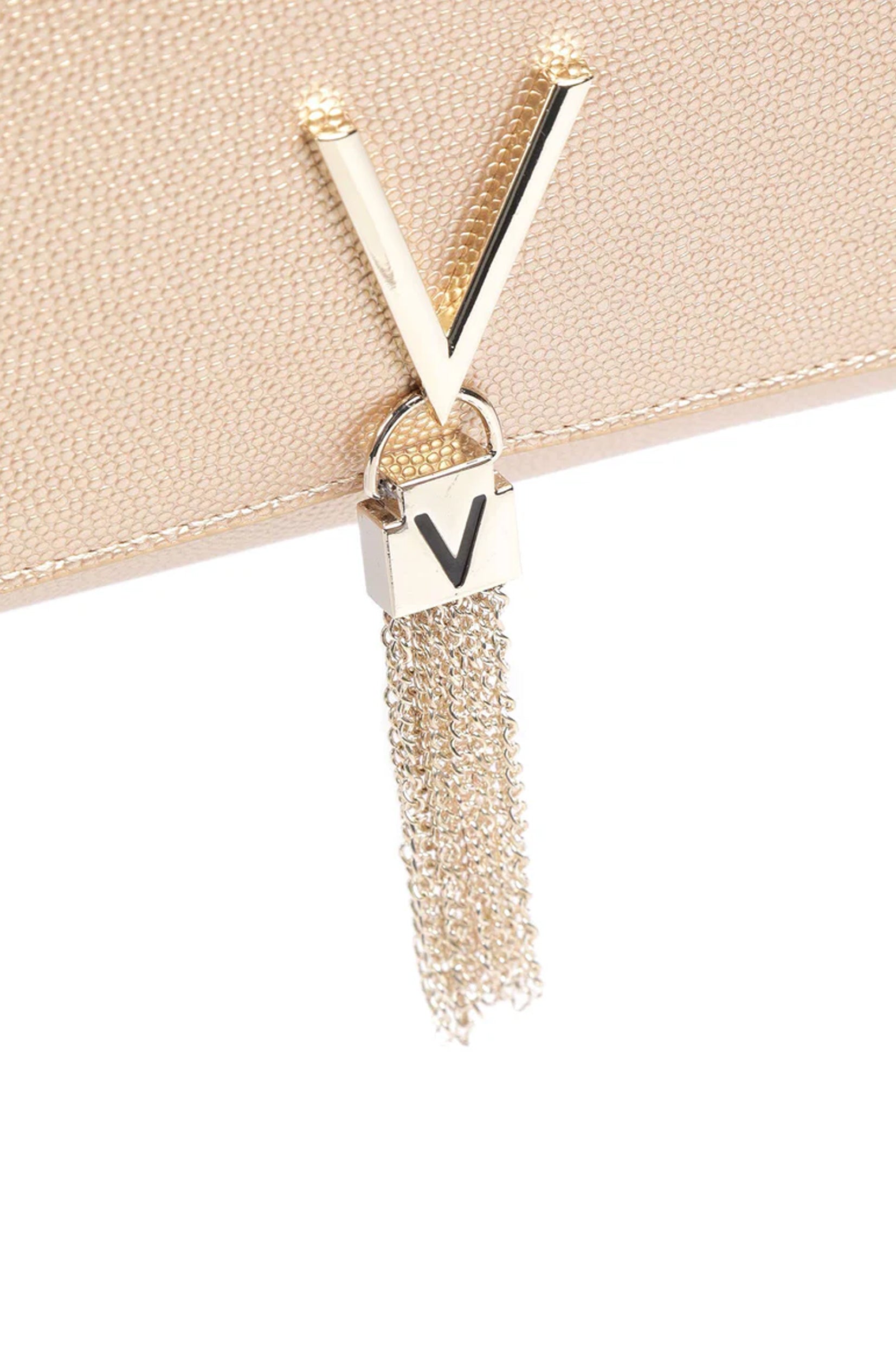 zlatna elegantna valentino torbica