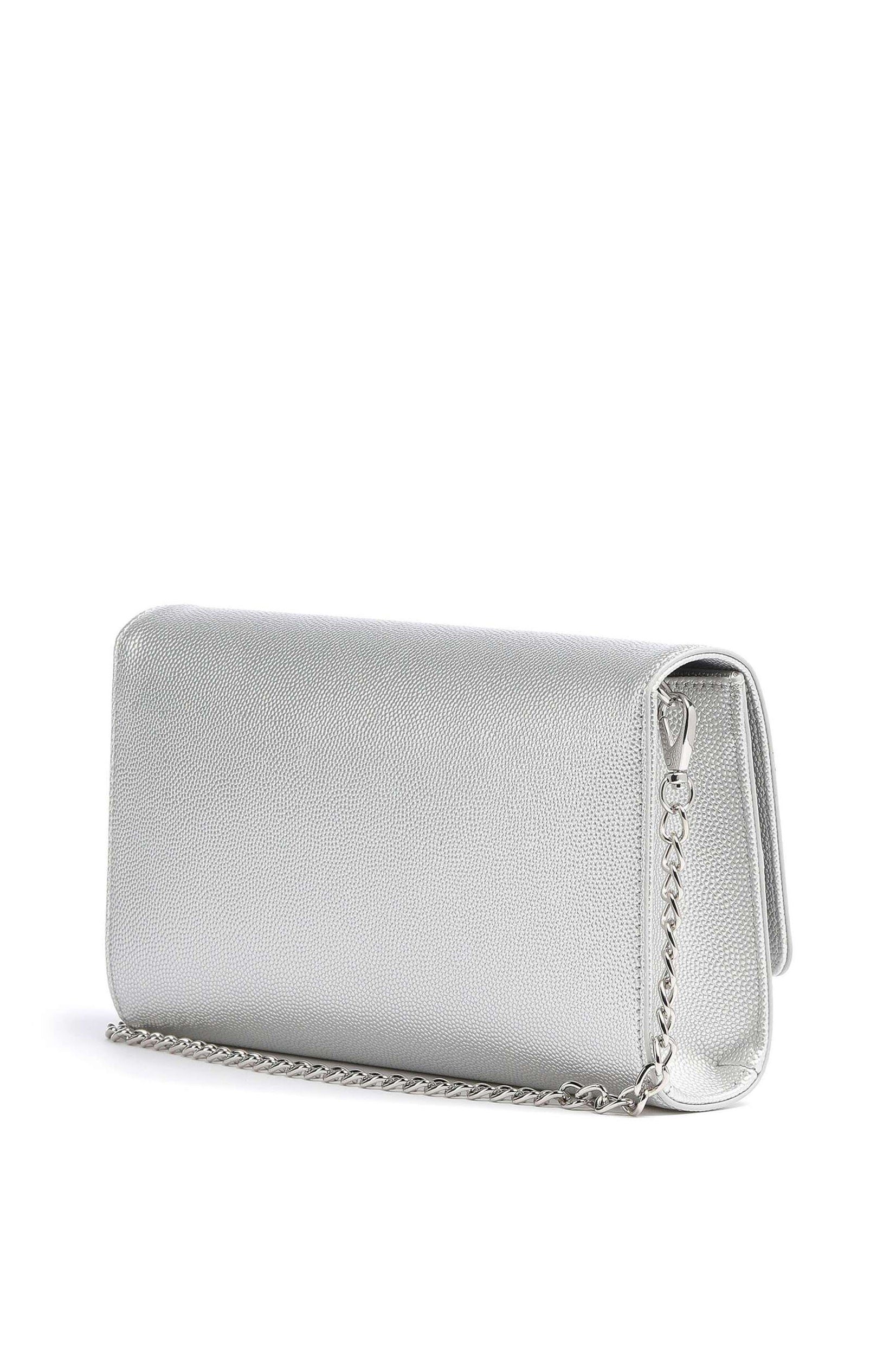 siva elegantna valentino torbica na preklop