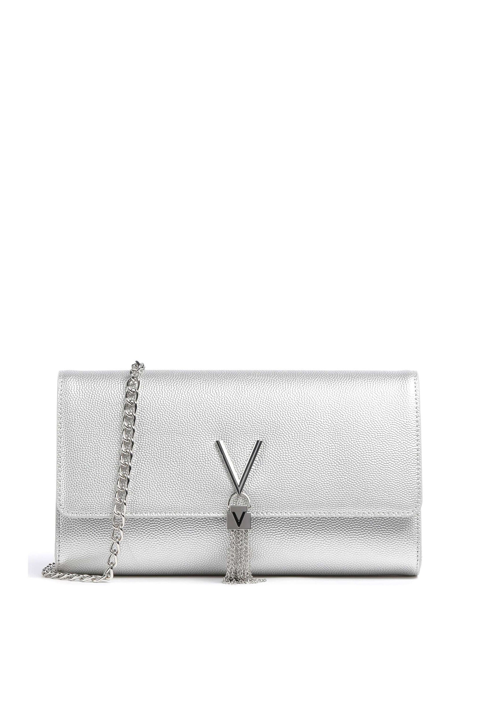 siva elegantna valentino torbica na preklop