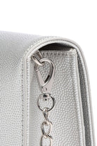 siva elegantna valentino torbica na preklop