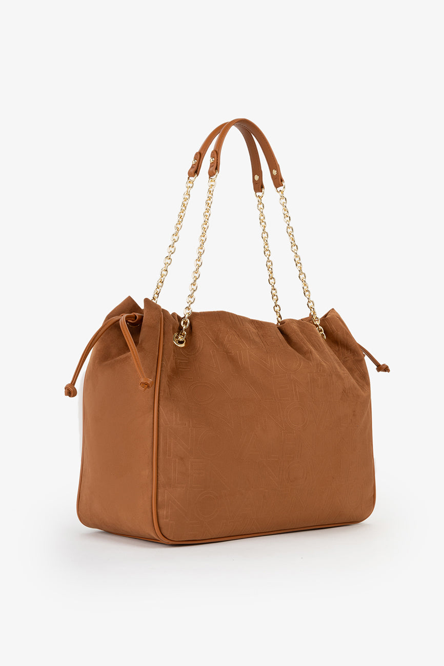 valentino maxi zenska torba braon