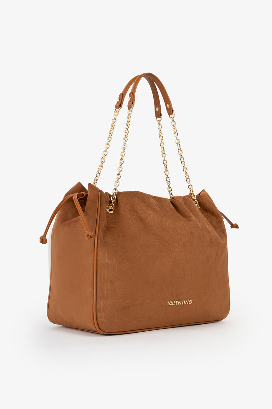 valentino maxi zenska torba braon