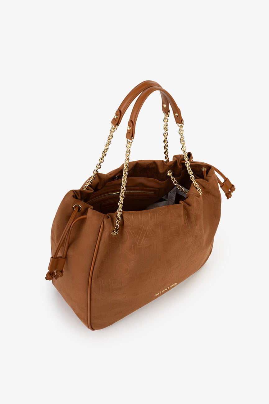 valentino maxi zenska torba braon